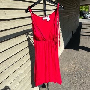 No Boundaries Stretch Red Dress